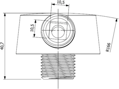 Roca Aqua Water Inlet For Shower Tube AG0083700R