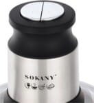 Sokany Chopper Double Layer Stainless Bowl 3L 4Blade 800W, SK-7027