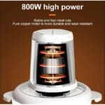 Sokany Chopper With Heavy Glass Body 800 W 3L SK-7034