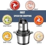 Sokany Chopper With Stainless Body 4L 800W, SK-7028