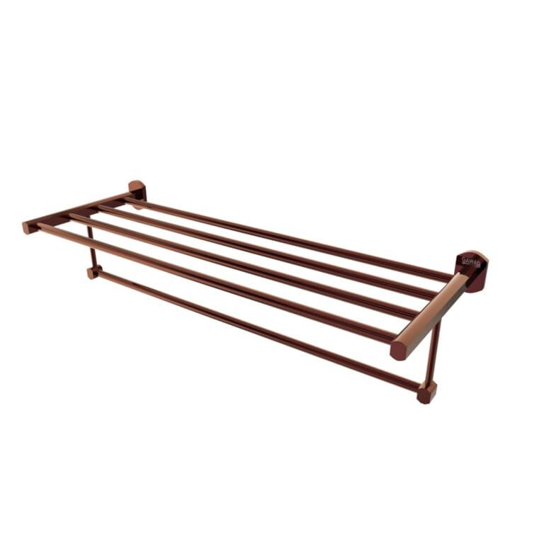 Gawad Verona Towel Holder Triple Rose Gold ,VER-1005PVR