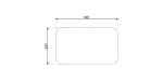 Asil Kitchen Sink Stainless Steel 76x46cm ,AS351
