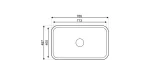 Asil Kitchen Sink Stainless Steel 76x46cm ,AS351