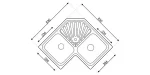 Asil Kitchen Sink Turkish 83×83 cm ,AS229