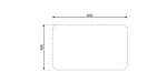 Asil Kitchen Sink With Drain 850x515mm ,AS111