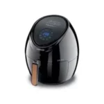 Kenwood Air Fryer 5.5 L in sleek black design, ideal for healthy and oil-free cooking.