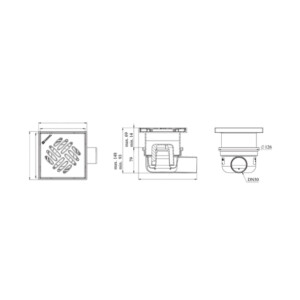 Kessel Drain With Open Cover