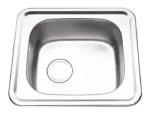 Korina Kitchen Sink With Drain 515x445mm ,ISS515