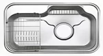 Korina Kitchen Sink With Drain 84x51cm ,KDS840