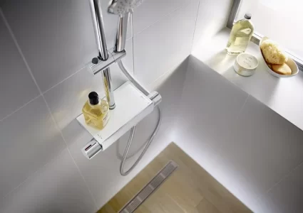 Roca Deck Thermostatic Shower Set