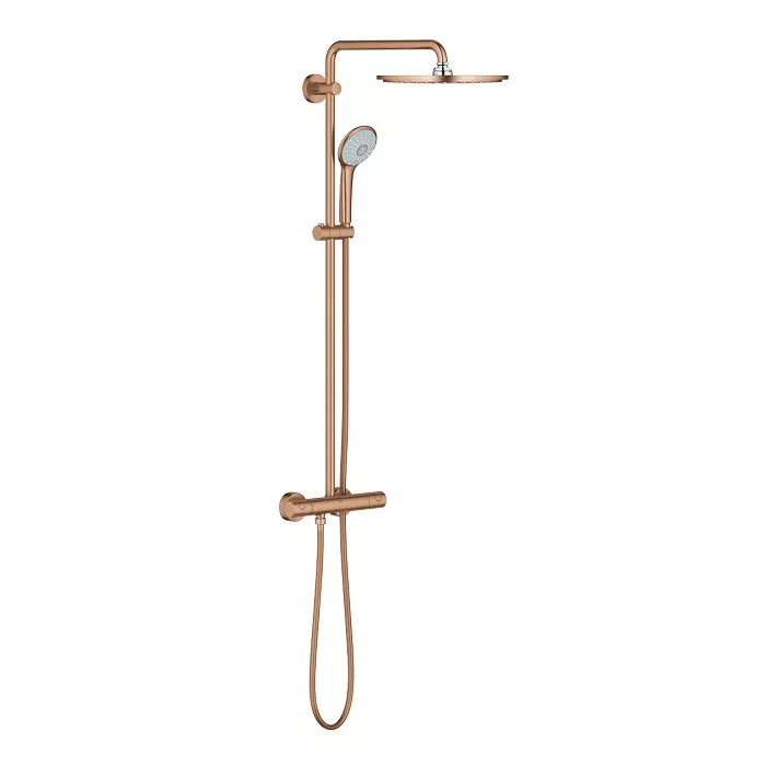Grohe Euphoria 310 Shower System With Thermostatic Mixer Rose Gold Matt ,26075DL0