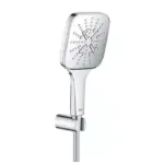 Grohe Rainshower SmartActive 130 Cube Wall Holder Set Chrome 3 Sprays ,26589000