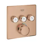 Grohtherm Smart Control Shower System with intuitive controls for a customized shower experience