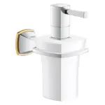 Grohe Grandera Holder Gold With Ceramic Soap Dispenser ,40627IG0