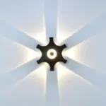 Gardenia outdoor walllight Black 8 * 2 watt IP56