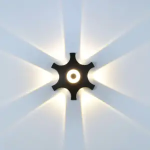 Gardenia outdoor walllight Black 8 * 2 watt IP56