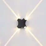 Gardenia outdoor walllight Black 4 * 2 watt IP56