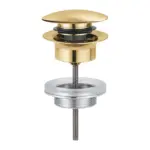 Grohe Waste Set With Push-Open Plug Matte Gold ,65807GN0