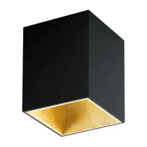 Eglo Black and Gold aluminium plastic black Wall light