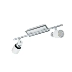 Eglo White steel Chrom Track light