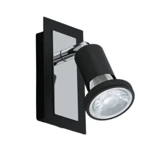 Eglo black steel black Spot Light