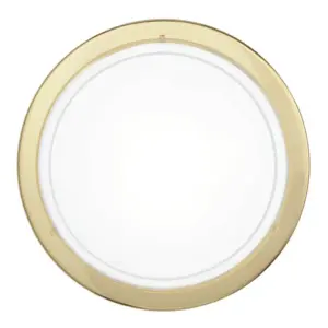 Eglo gold steel painted glass Pelfonera