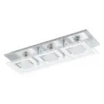 Eglo white steel glass white Pelfonera