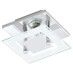 Eglo white steel glass white Spot Light