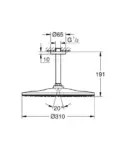 Grohe Rainshower Mono 310 Head Shower Set ,22122KF0,