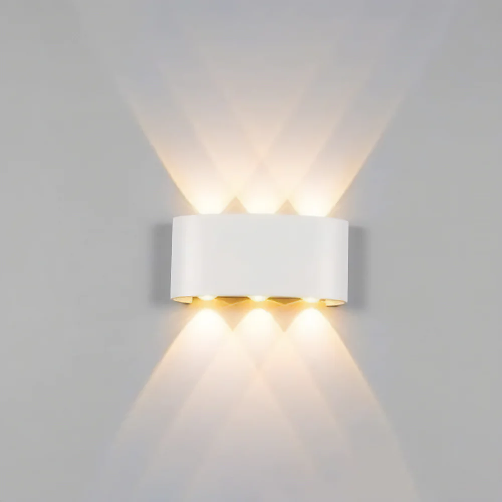 Outdoor walllight Triple white up & down 6 W IP54 Gardenia outdoor walllight Triple white up & down 6 W IP54