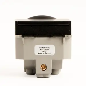 Panasonic German socket with cover 16A Black Thea