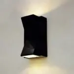 Gardenia outdoor wall light Black up & down 6W IP56