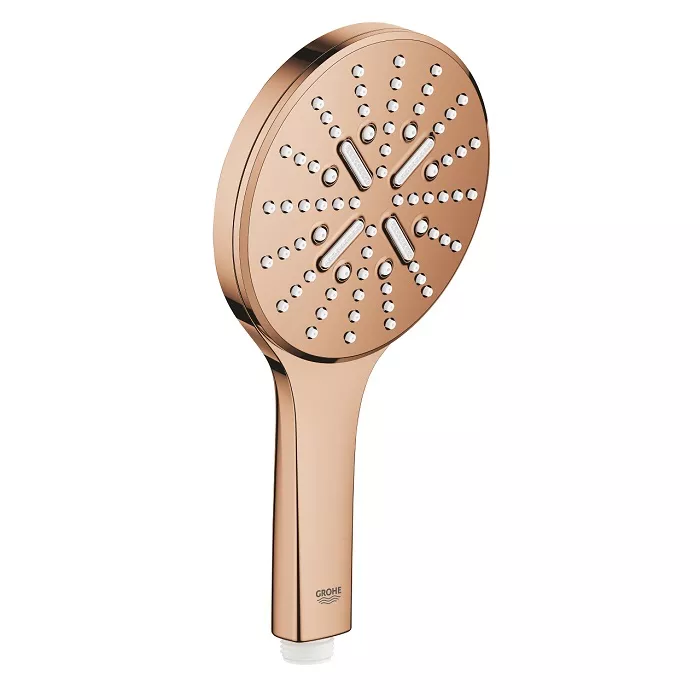 Grohe Rainshower SmartActive 130 Hand Shower 3 Sprays Rose Gold ,26574DA0