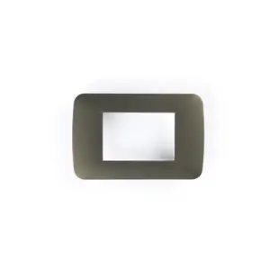 3M plate with mounting frame Black