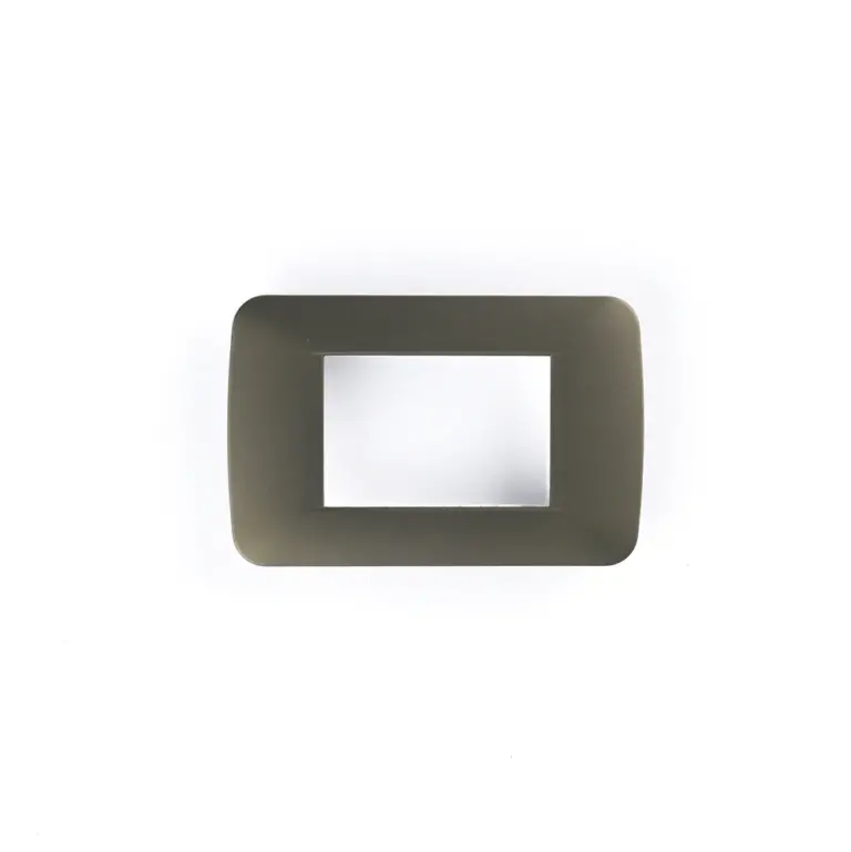 3M plate with mounting frame Black