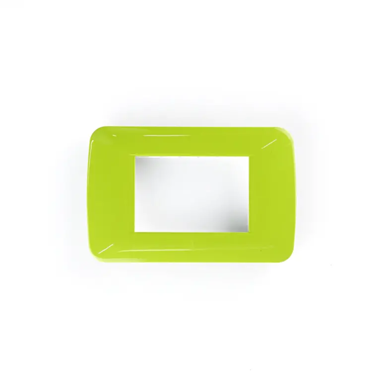 3M plate with mounting frame Green