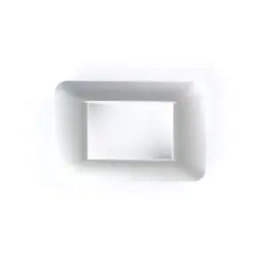 3M plate with mounting frame Silver