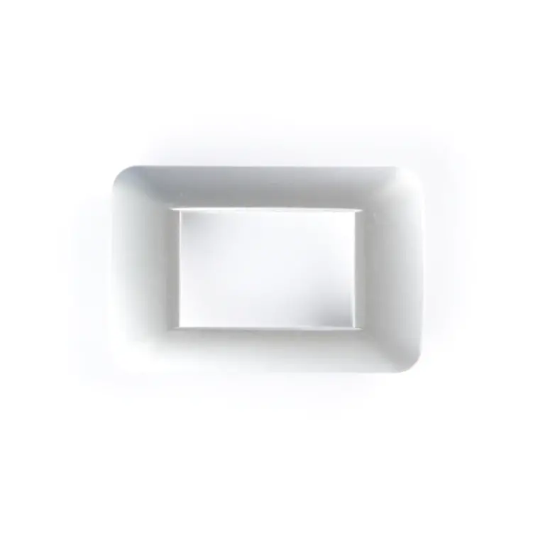 3M plate with mounting frame Silver