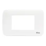 3M plate with mounting frame white
