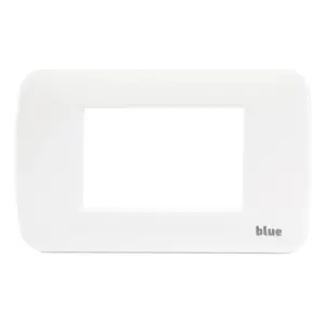 3M plate with mounting frame white