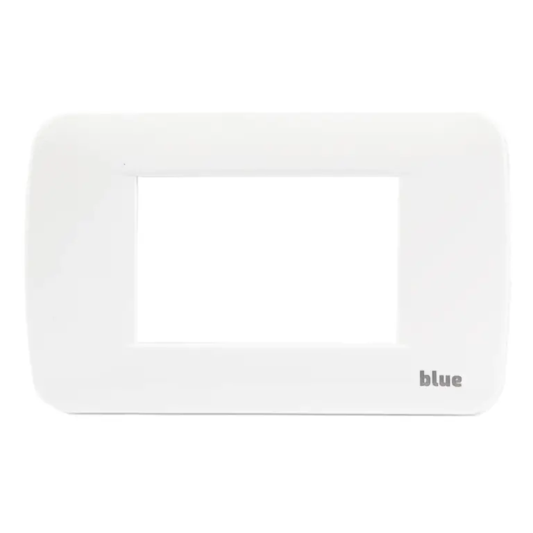 3M plate with mounting frame white