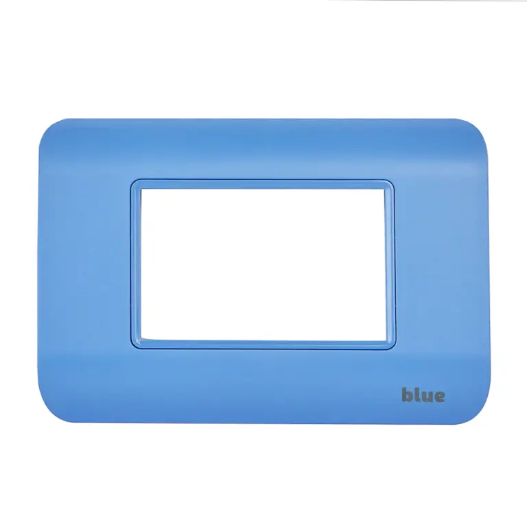 3M plate without mounting frame Flat Blue