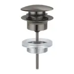 Grohe Waste Set With Push-Open Plug Matt Black ,65807AL0