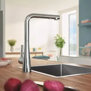 GROHE ZEDRA PULL OUT DUAL SPRAY KITCHEN FAUCET