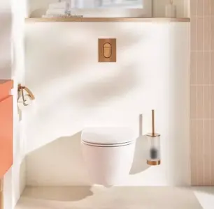 Grohe Selection Toilet Brush Set Rose Gold 1