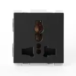 Multi socket 10A Black