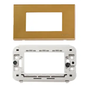 Panasonic 3M plate with mounting frame gold