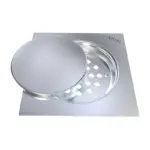 Plaza stainless steel pop up floor drain 15-15 crystal touch 60204009