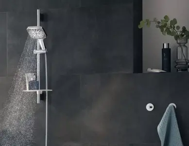 RAINSHOWER SMARTACTIVE 130 CUBE SHOWER RAIL SET 3 SPRAYS 2 Copy