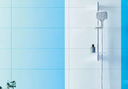 RAINSHOWER SMARTACTIVE 130 CUBE SHOWER RAIL SET 3 SPRAYS Copy